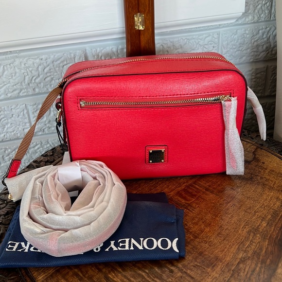 Dooney & Bourke Bags Dooney Bourke Camera Zip Crossbody Saffiano